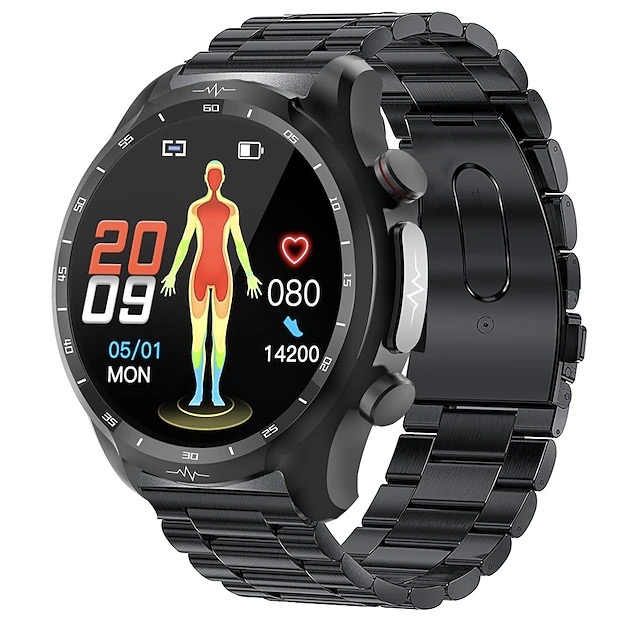 HD Touch Screen Painless Non invasive Blood Sugar Smart Watch - Monetha