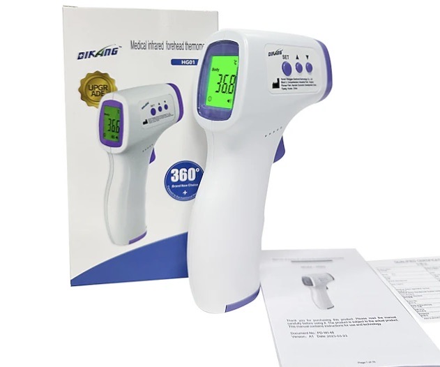 No Touch Forehead Thermometer Digital Infrared Thermometer - Monetha