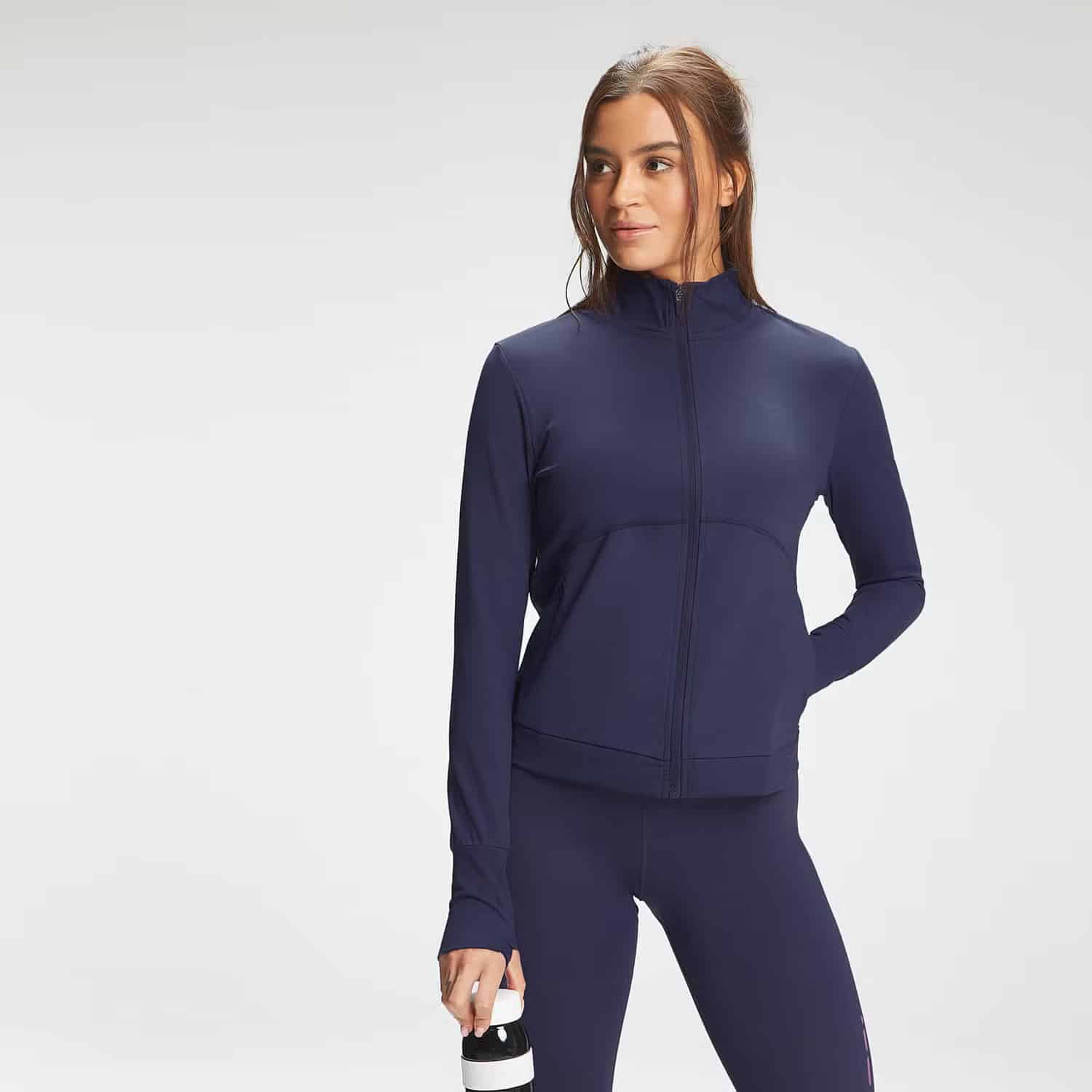 MP Women's Power Ultra Regular Fit Jacket - Galaxy Blue Discounts and Cashback
